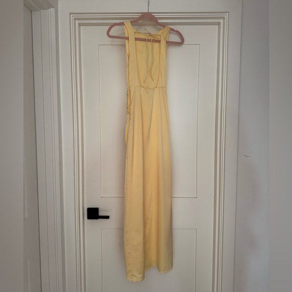 abercrombie yellow high neck maxi dress - Picture 6 of 7
